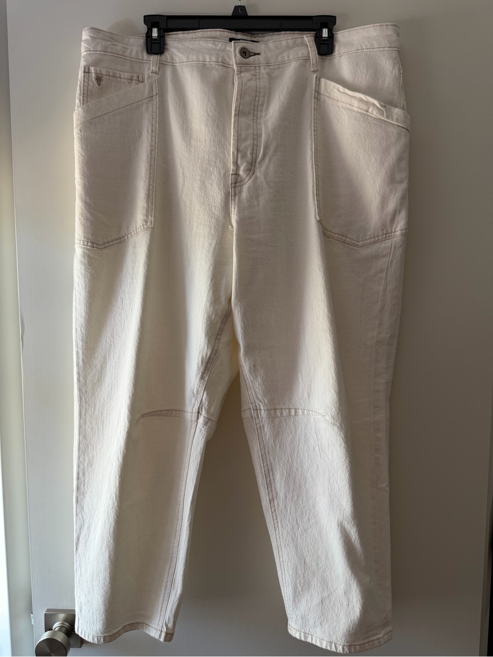 Frye Cream Barrel Jeans